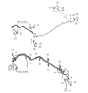 Diagram for Kia Hydraulic Hose - 587322E000