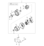 Diagram for 2008 Kia Sportage Alternator - 3730037800