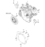 Diagram for 2009 Kia Sportage Transmission Assembly - 4300039440