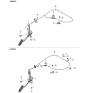 Diagram for 2005 Kia Sportage Throttle Cable - 327901F300