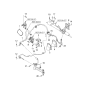 Diagram for Kia Sportage Power Steering Hose - 575102E000