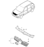 Diagram for 2010 Kia Sportage Grille - 863501F031