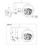 Diagram for 2006 Kia Sportage Steering Wheel - 561101F190WK