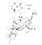 Diagram for 2005 Kia Sportage Ignition Lock Assembly - 819051F100