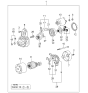 Diagram for 2005 Kia Sportage Starter Solenoid - 3612023002