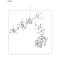 Diagram for 2009 Kia Sportage A/C Compressor - 977012D700