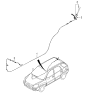 Diagram for 2006 Kia Sportage Antenna - 962501F100