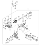 Diagram for 2005 Kia Sportage Pinion Bearing - 4736339010