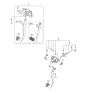 Diagram for 2006 Kia Sportage Clutch Master Cylinder - 416052E070