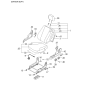 Diagram for 2006 Kia Sportage Seat Cushion - 881001F0101GE