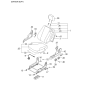 Diagram for 2005 Kia Sportage Seat Cushion - 881001F0101GE