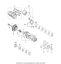 Diagram for 2005 Kia Sportage Crankshaft Thrust Washer Set - 2102037140