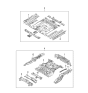 Diagram for 2006 Kia Sportage Floor Pan - 651001F030