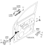 Diagram for 2005 Kia Sportage Door Handle - 826511F00000