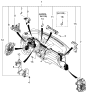 Diagram for 2006 Kia Sportage Fuse Box - 919501F510