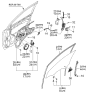 Diagram for 2005 Kia Sportage Door Handle - 826101F020SS