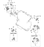 Diagram for 2006 Kia Sportage Transmission Mount - 218302E000