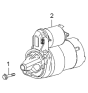 Diagram for 2004 Kia Spectra Starter Motor - 3610023000