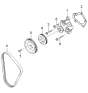 Diagram for 2006 Kia Spectra Water Pump - 2510023021