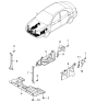 Diagram for 2005 Kia Spectra Air Deflector - 291352F000