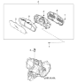 Diagram for Kia Spectra Instrument Cluster - 940012F210