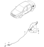 Diagram for Kia Spectra Fuel Door - 695102F001