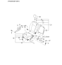 Diagram for 2003 Kia Spectra Seat Cushion - 882022F700275