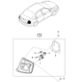 Diagram for Kia Spectra Light Socket - 924152F020