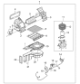 Diagram for 2009 Kia Borrego Cabin Air Filter - 971332F000