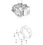 Diagram for 2003 Kia Spectra Transmission Assembly - 4500039667