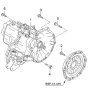 Diagram for 2004 Kia Spectra Transmission Assembly - 4300028863