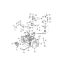 Diagram for Kia Spectra Dipstick - 4658039650