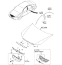 Diagram for 2005 Kia Spectra Emblem - 0K0UA51725