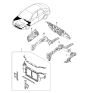 Diagram for 2006 Kia Spectra Dash Panels - 643002F050