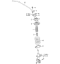 Diagram for 2008 Kia Spectra Shock And Strut Mount - 546102F000