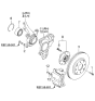 Diagram for 2004 Kia Spectra Wheel Bearing - 517202D000