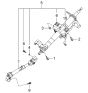 Diagram for 2009 Kia Spectra SX Steering Shaft - 564002F100