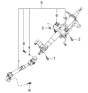 Diagram for 2007 Kia Spectra5 SX Steering Column - 563102F100