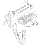Diagram for 2005 Kia Spectra Cam Gear - 2435023775