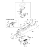 Diagram for Kia Spectra Cup Holder - 846802F100IM