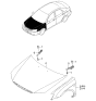 Diagram for 2009 Kia Spectra Fender - 663212F010