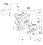 Diagram for 2006 Kia Spectra Power Window Switch - 935752F010NZ