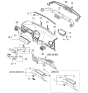 Diagram for Kia Spectra Glove Box - 845102F100NM
