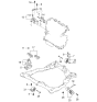 Diagram for Kia Spectra5 SX Transfer Case Mount - 218302F300