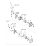 Diagram for 2005 Kia Spectra ABS Reluctor Ring - 527142D101