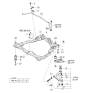 Diagram for 2006 Kia Spectra Front Cross-Member - 624102F000