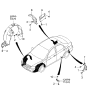 Diagram for Kia Spectra Wheelhouse - 868222F000