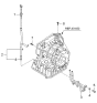 Diagram for 2003 Kia Spectra Dipstick - 4658023300