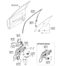 Diagram for Kia Window Crank Handles - 8263022001GW