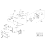 Diagram for 2018 Kia Forte Air Deflector - 29136B0000